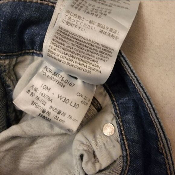 🆕️👖Levi's Classic Midrise Skinny Medium Wash Jeans, Sz 10 - Picture 7 of 7